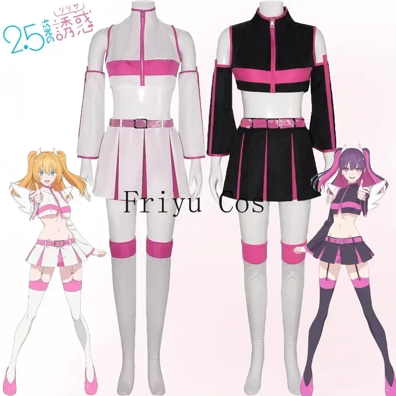 

2.5 Dimensional Seduction Ririsa Amano Mikari Tachibana Cosplay Costume Sexy Dress Halloween Party Uniform Suit Role Play Girls