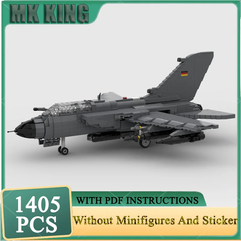 

Military Model Moc Building Bricks Tornado IDS Fighter Model Building Technology Modular Block Christmas DIY Toy Holiday Gifts