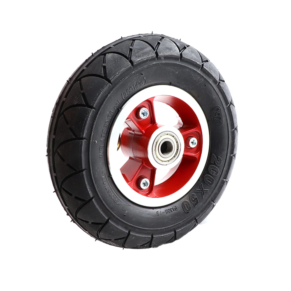 

200x50 Tire Inflatable Tires 8 Inch Wheel Tyre with Hub for Cool Dog S1 S2 S3 C3 Electric Scooter E100 E200 Razor Dune Buggy