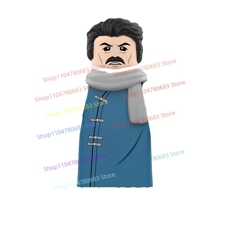 Bloques de construcción MOC, Mini figuras con temática de filósofo, modelo ensamblado, adornos, juguete de dibujos animados de Anime, artículos decorativos, regalos de vacaciones