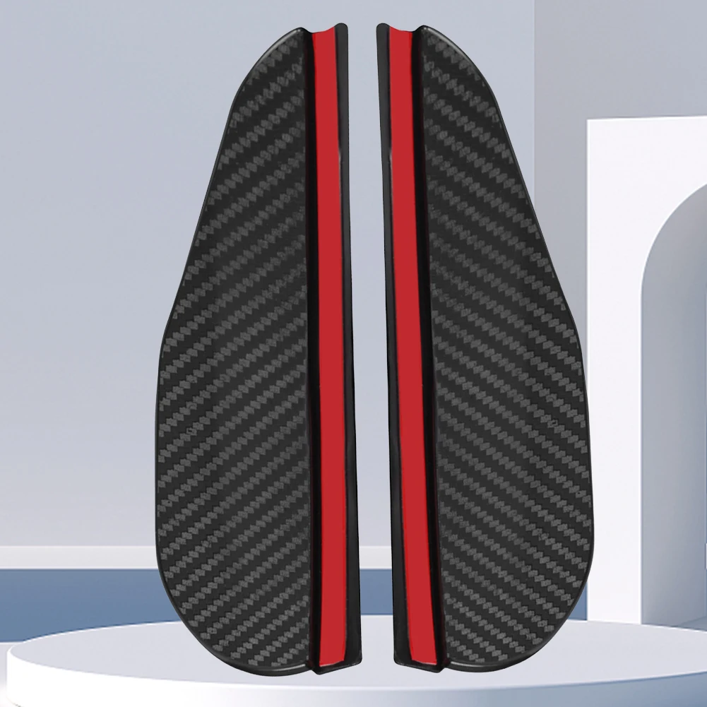 

2 шт. Защитные козырьки от дождя для автомобильных зеркал, карбоновые накладки на зеркала заднего вида, водонепроницаемые, универсальные для седанов, внедорожников и других автомобилей