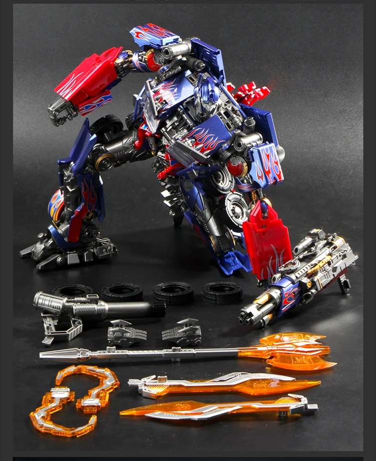 

Black Mamba Deformation Toys LS03F Abdominal Muscle Amplification Alloy Dark Edition MPM04 Optimus Robot Hot Toys for Boys