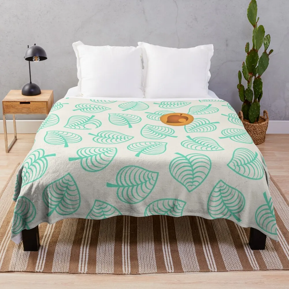 

Nook's new horizons shirt Throw Blanket Decorative Beds Multi-Purpose Loose Flannel for babies Blankets