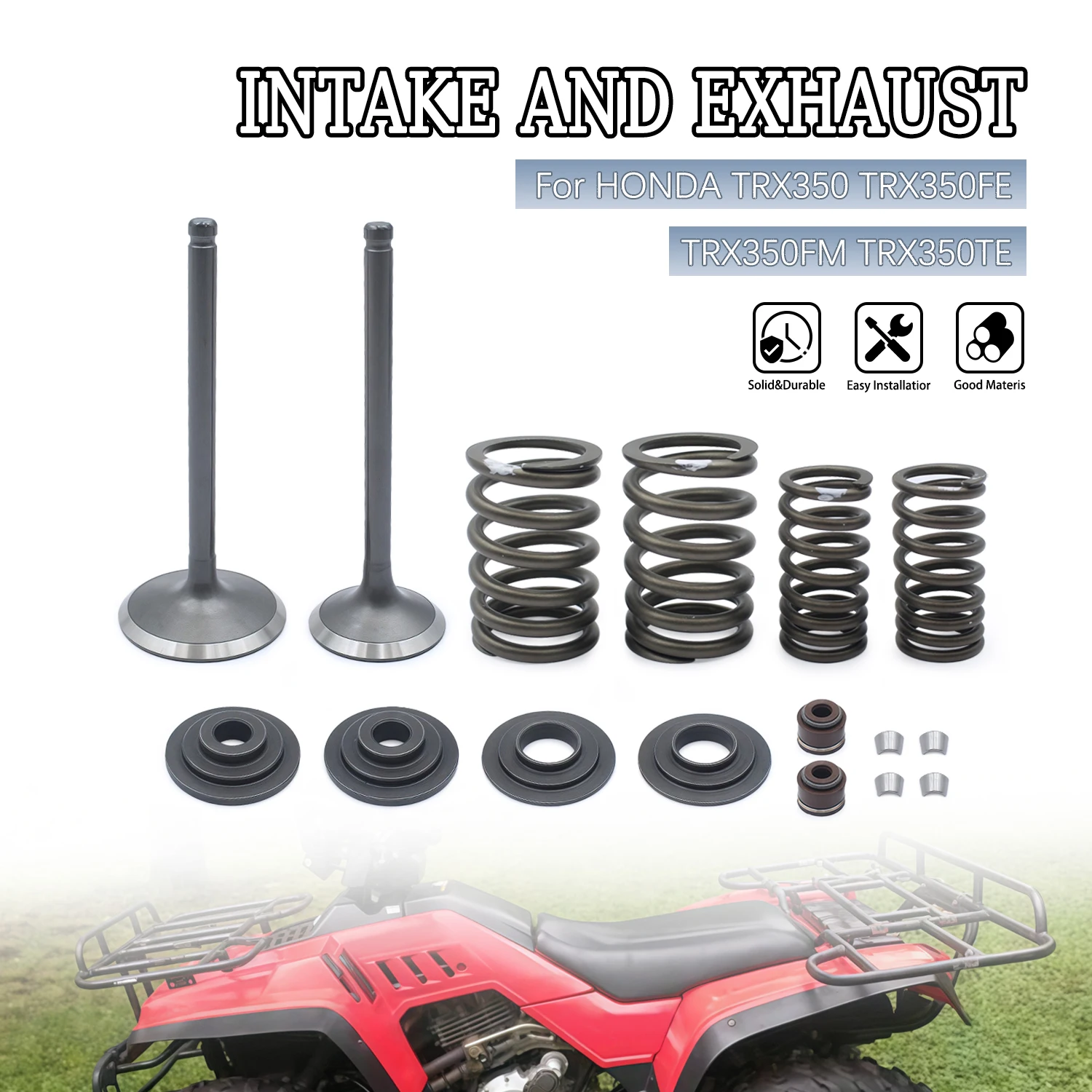 

Intake Valve Stem kit For HONDA TRX 350 TRX350 valve TRX350 TRX350FE TRX350FM TRX350TE Motorcycle Engine Parts