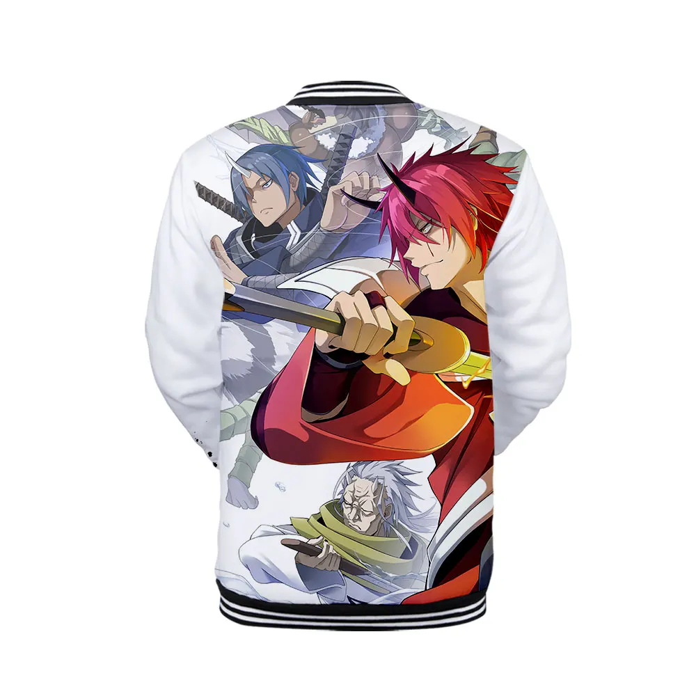 Llianshuo 2022 informazioni sulla mia reincarnazione come una nuova giacca di melma maglione stampa 3D Anime Casual Top maglione in pile primavera autunno uomo