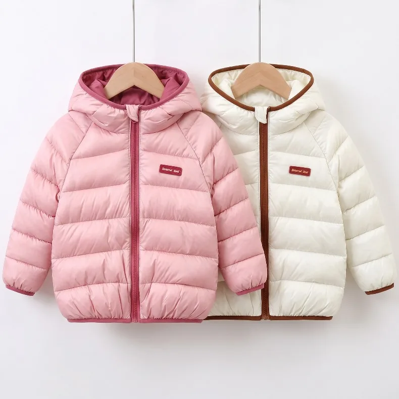 2026 Herbst Winter Kleinkind Baby Kinder Warme Kapuzenjacke für Jungen und Mädchen Modische Wattierte Jacke Kinderjacke Neu – Detail 1