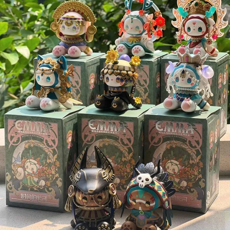 Коллекционные фигурки EMMA Secret Forest The River of Time Blind Box: милые, оригинальные детские игрушки, модные трендовые игрушки