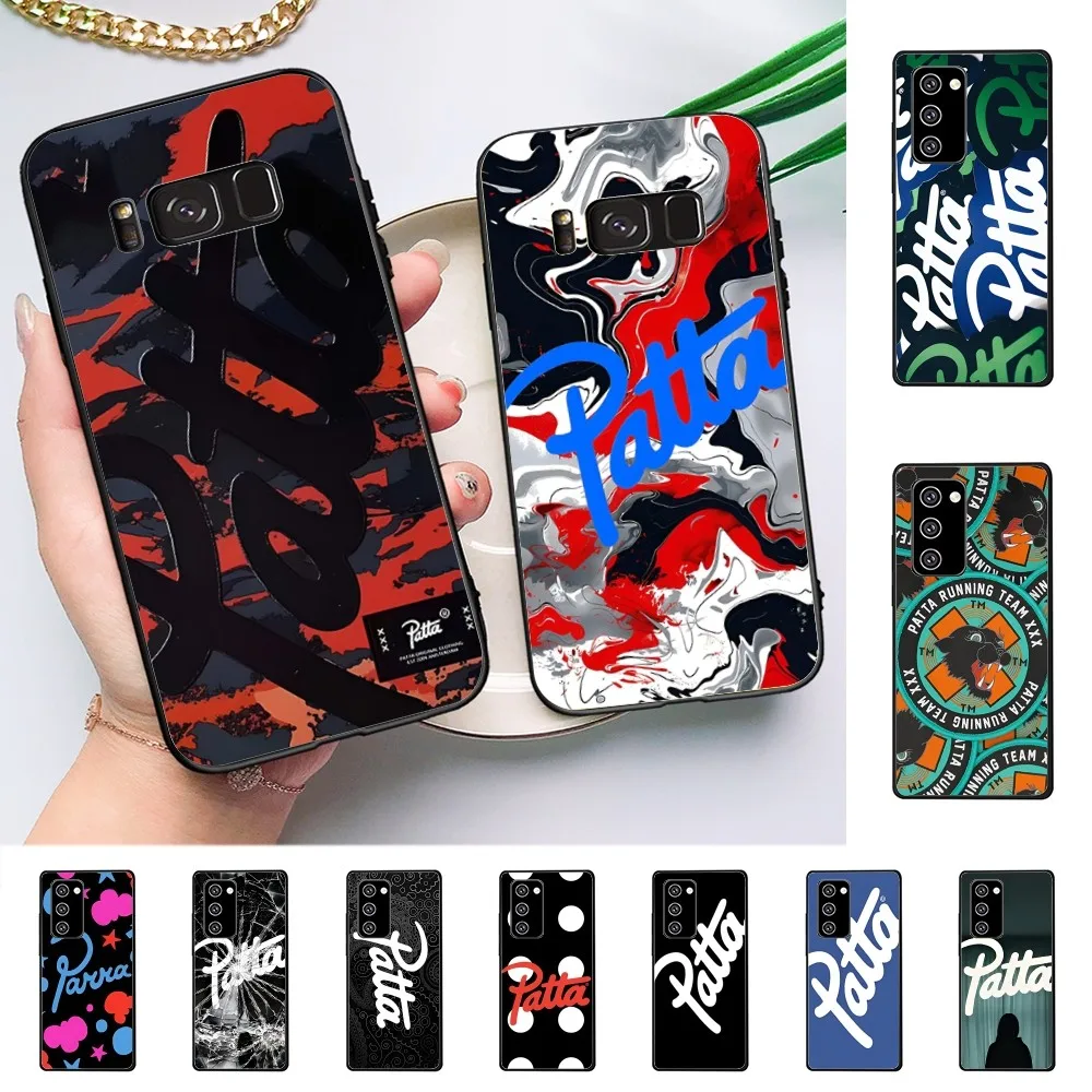 Fashion P-patta Phone Case For Samsung Note 8 9 10 20 Pro Plus Lite M 10 11 20 30 21 31 51 A 21 22 42 02 03