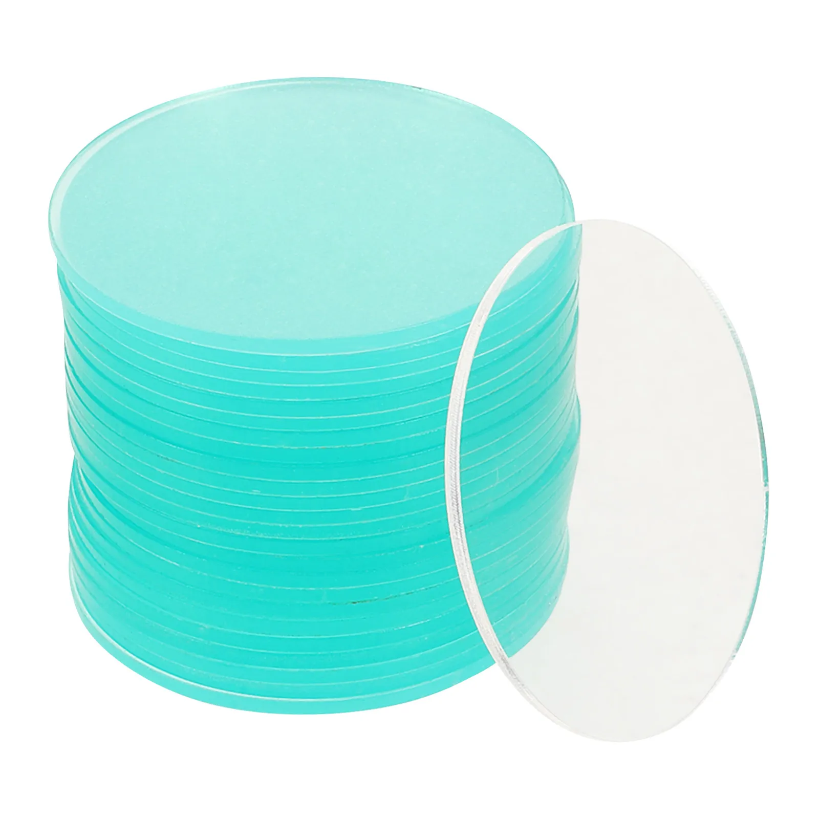 20Pcs Flashlight Lens Scratch-Resistant Universal Replacement Parts 5.6cm Diameter 1.8mm Thickness Pc Lens Assembly Outdoor