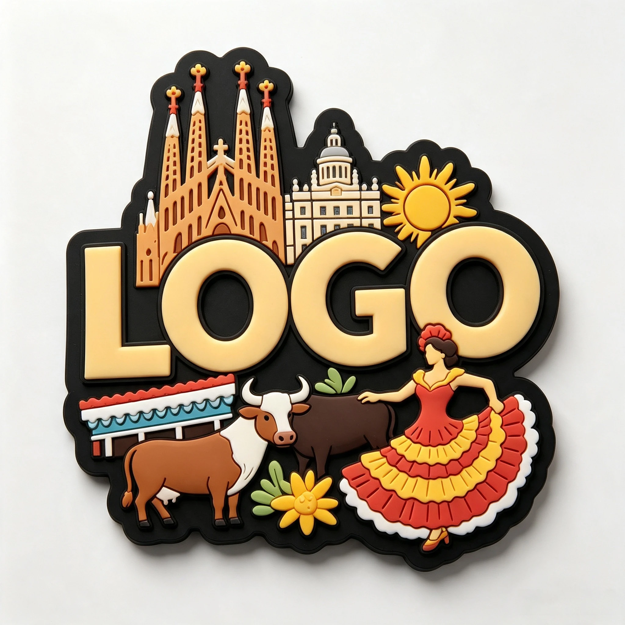 Custom Design Logo Photo Souvenir Fridge Magnets for Fridge Factory Direct Bulk Supply