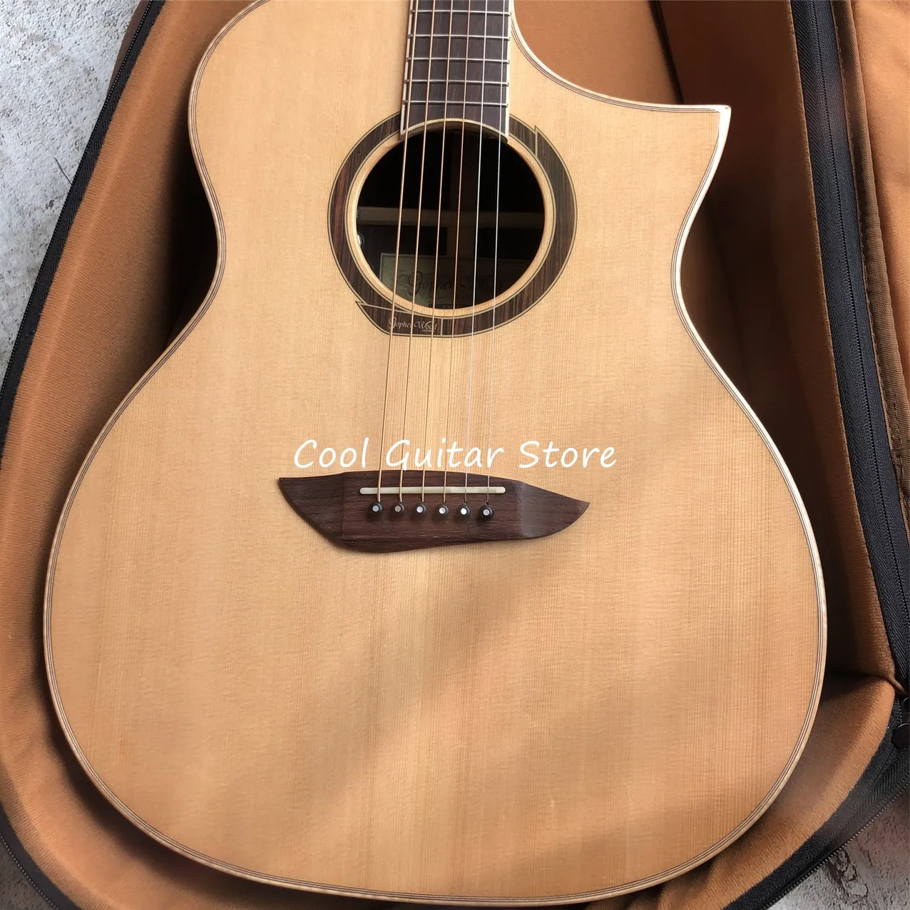 G820RCE,All Solid Wood Acoustic Guitar,GA Body,Mahogany Neck,