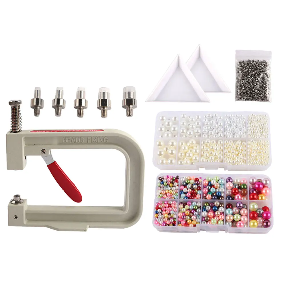 

Pearl Fixing Bead Hand Press Tool DIY Jewelry Supply Jewelry Supply Adapter Tools Pearl Setting Machine for Accessories Making