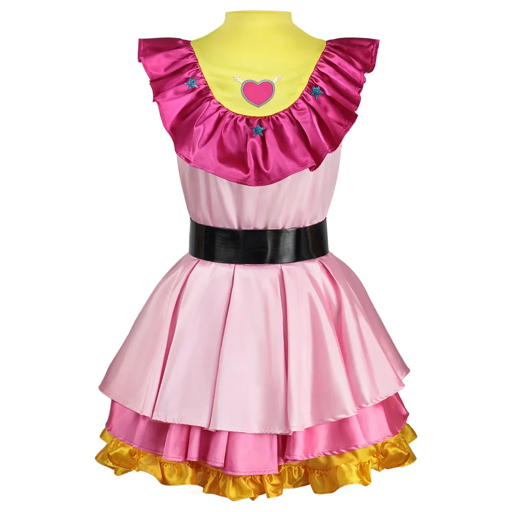 Anime Oshi No Ko Hoshino Ai Cosplay Costume Wig Hair Ornament Chest Decor Gloves Dress Uniform Halloween Anime Role Play Outfit