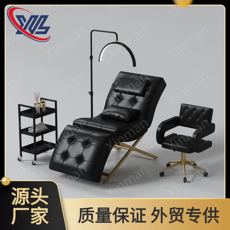 Massage Table & Bed,Beauty Salon Furniture,New S- , S-Shaped Curved , Leisure Recliner, Eyelash Tattoo And Embroidery Beauty Bed