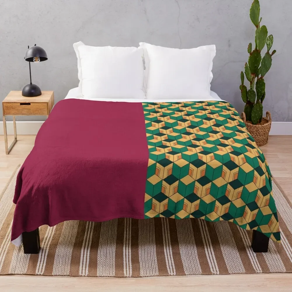 

Tomioka pattern Throw Blanket Large Bed covers Blankets