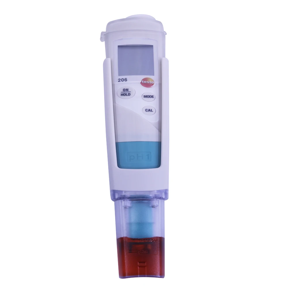 Testo 206 PH1 Liquid PH Meter 0563 2061 Digital PH Tester Range 0-14 pH Accuracy 0.02