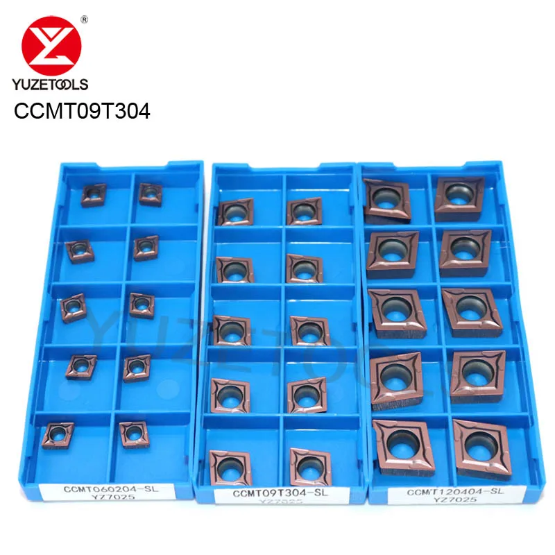Ccmt060204 ccmt060208 ccmt09t304 ccmt09t308 ccmt120404 torno externo torneamento ferramenta carboneto de corte para aço inoxidável