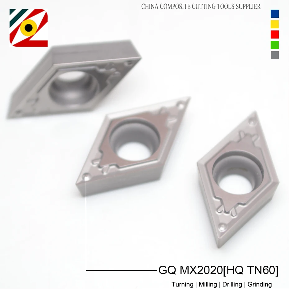 EDGEV Cermet Inserts DCMT070204 DCMT11T304 DCMT070202 DCMT11T302 DCMT11T308 CNC Lathe Carbide Turning Tools Steel HQ TN60