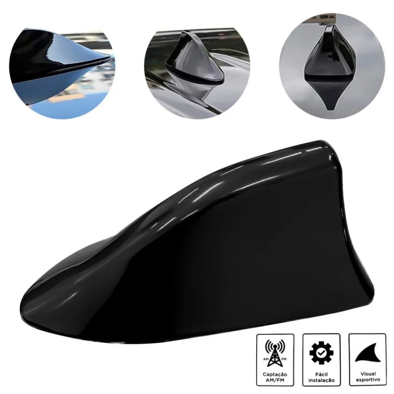 

Automotive Antenna Car Shark Fin Radio FM Signal All Curved Roof Cars AutomobilesParts Accessories