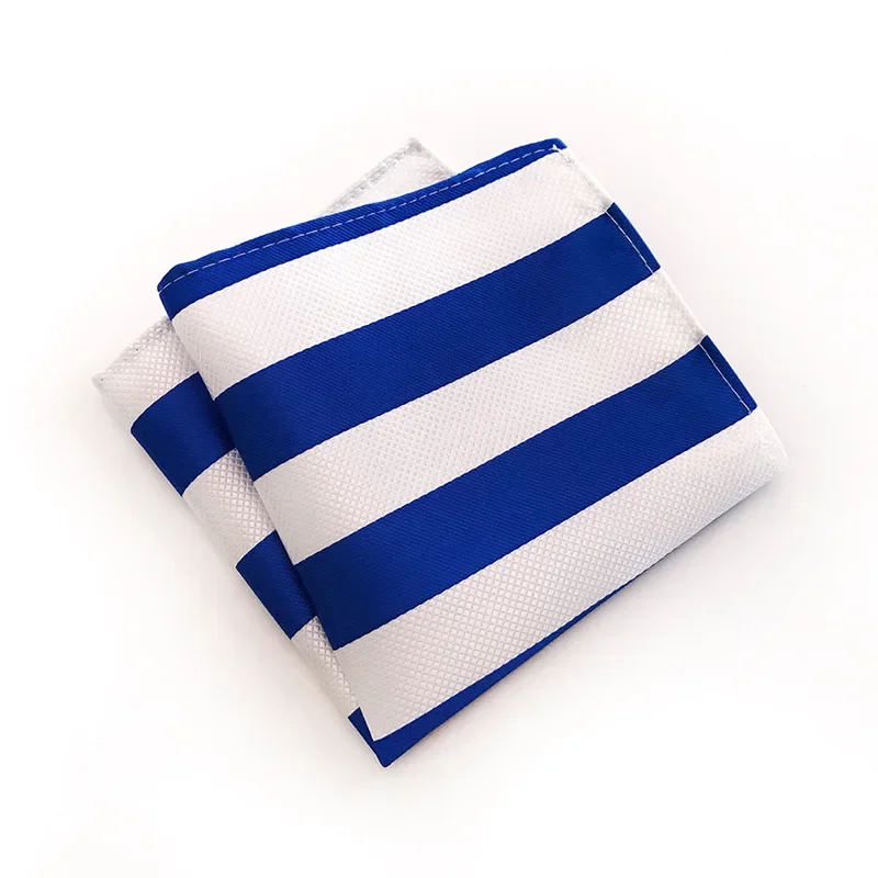 67 Style Luxury Striped Men Pocket Square Hanky Classic Wedding Party Handkerchief Soft Silk Vintage Hankies Chest Towel