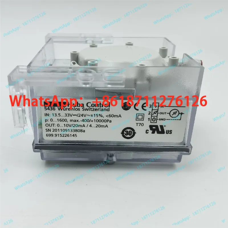 699 Differential pressure sensor 699.911/913/915/917226045 Indoor static differential pressure of air duct