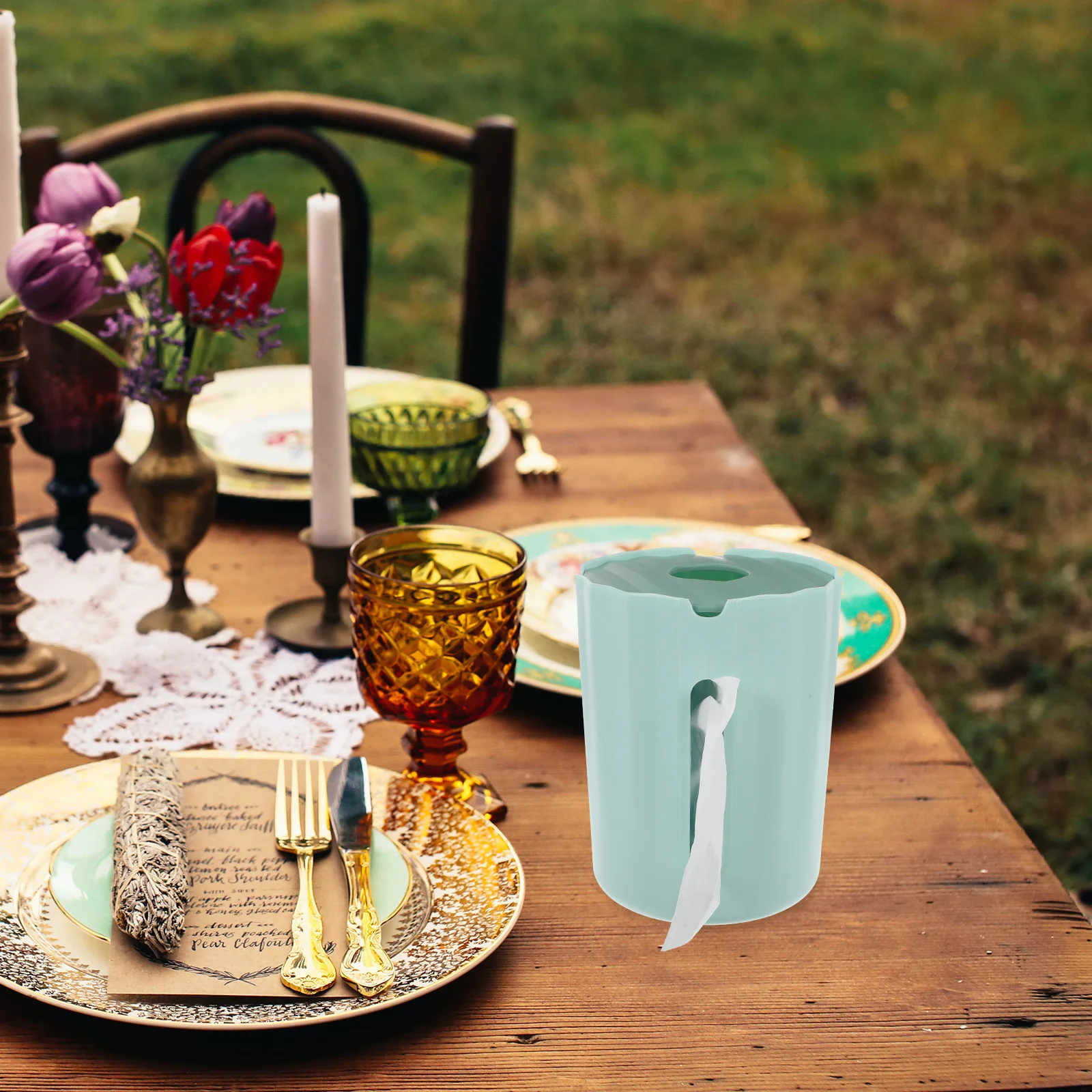 

Box Paper Towel Compact Size Lightweight Bathroom Holder Living Room Bedroom Office Use Cylinder Tissue Boxes Round Tissue Box