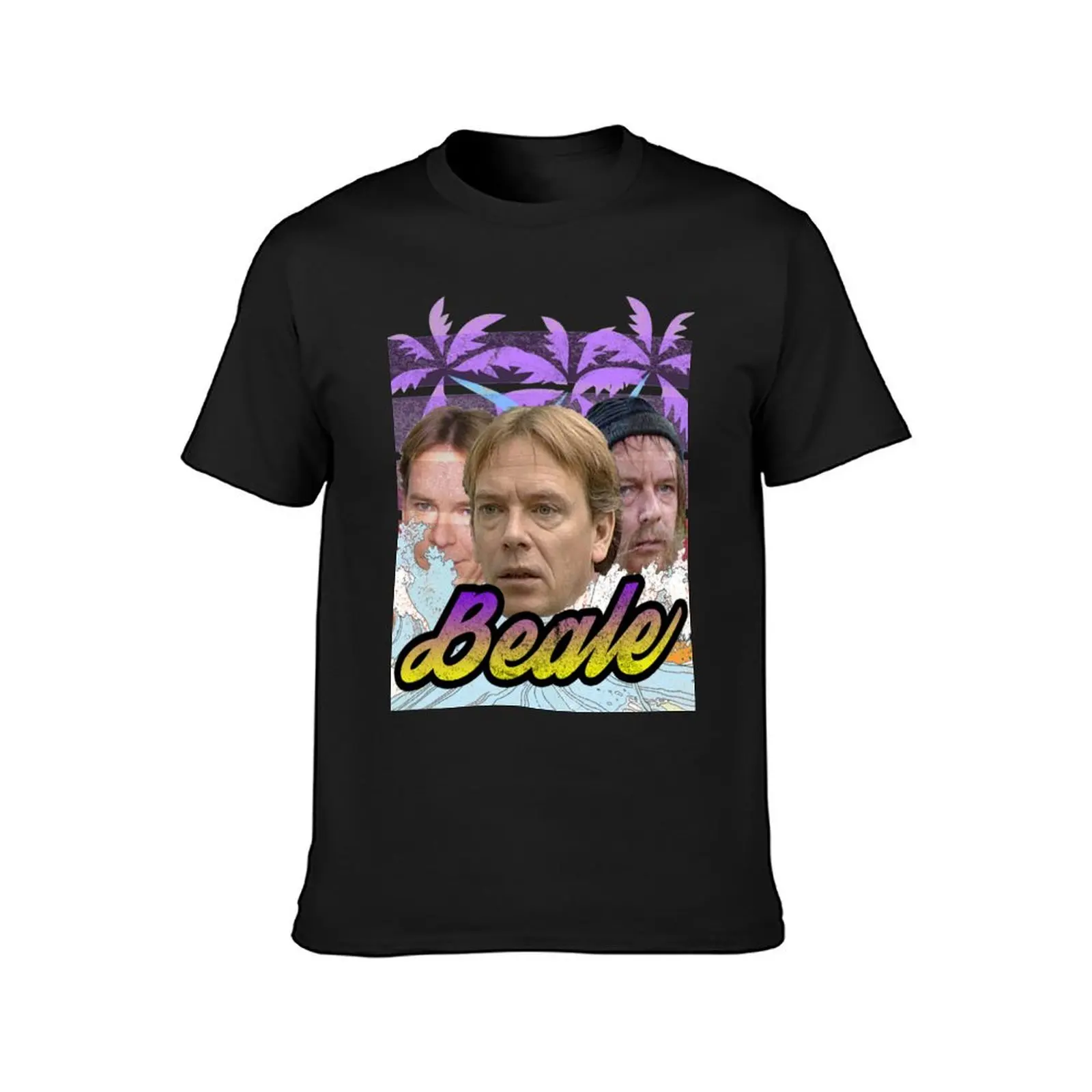 Ian Beale Eastenders Retro Vintage Sun Drenched Style Surf Palm Tree Funny T-Shirt summer clothes black t shirts for men