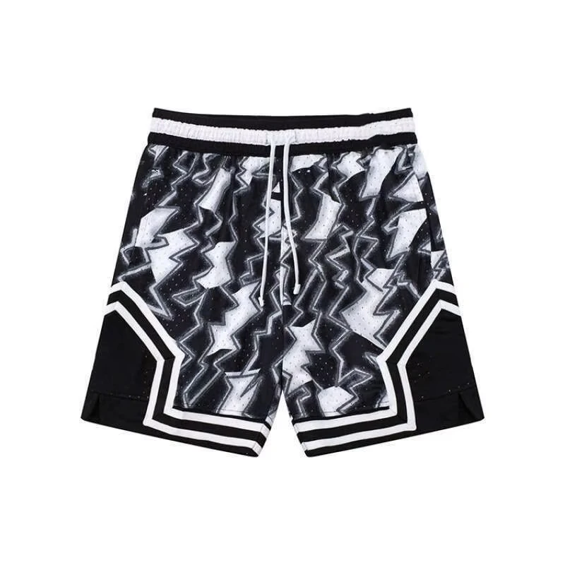Kinder Sommer Mode Vintage-Stil Amerikanische Loose-Fit Basketball-Shorts Neue Erwachsenen Unisex Basketball Schnelltrocknende Kurze Hosen – Detail 10