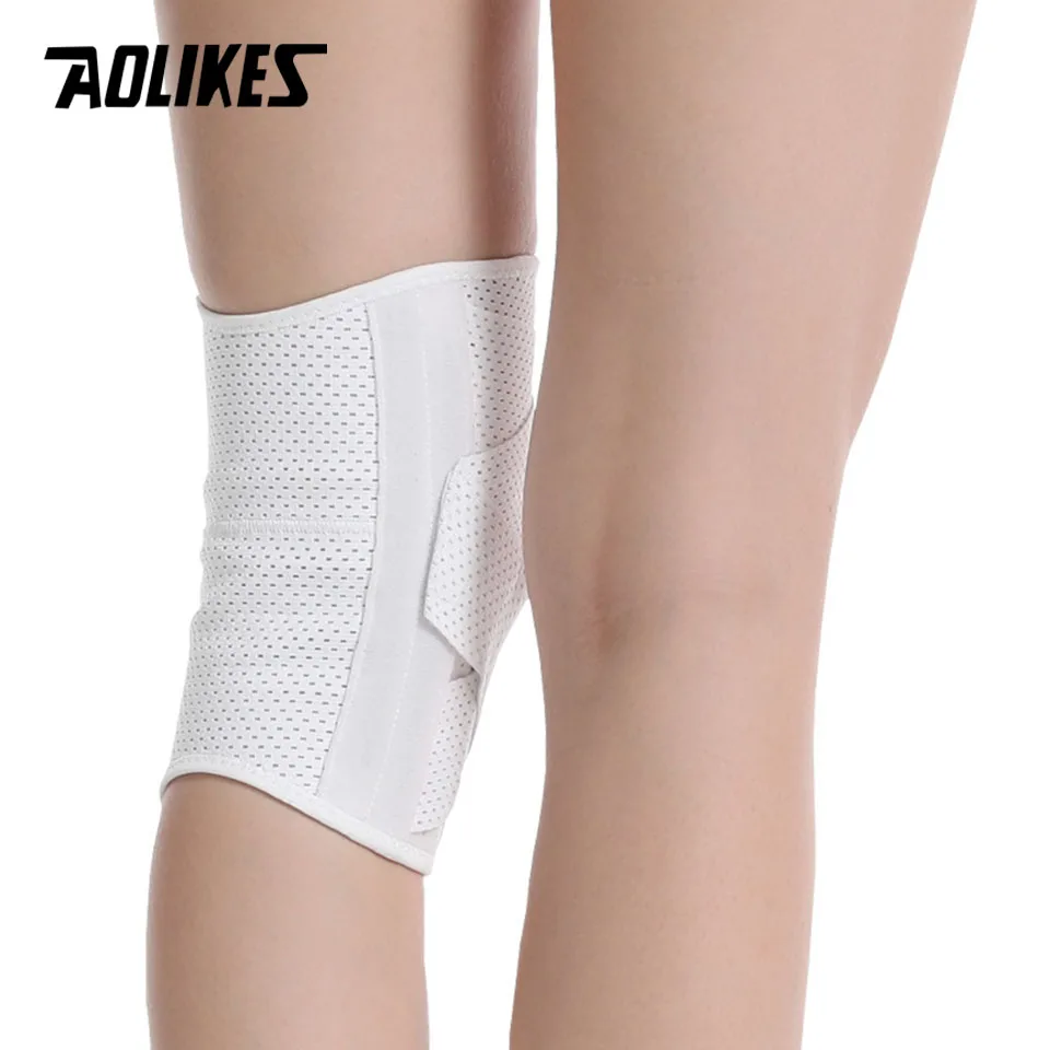 AOLIKES Knee Pads with Side Stabilizers for Meniscal Tear Knee Pain ACL MCL Arthritis Injuries Recovery Breathable Knee Support