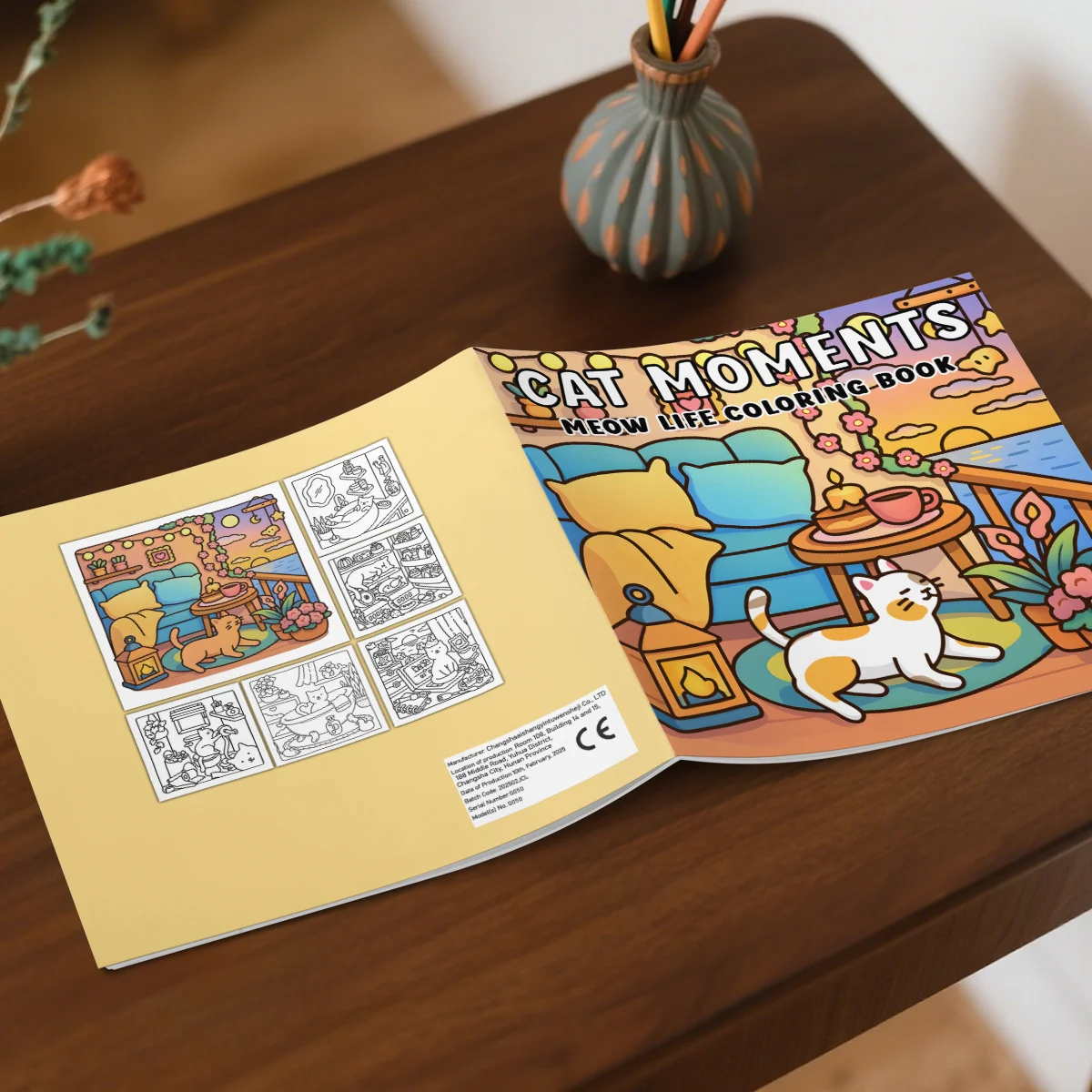 Heartwarming Cat Life Coloring Book - 24 Pages of Fun and Creativity | Picture Book for All Ages