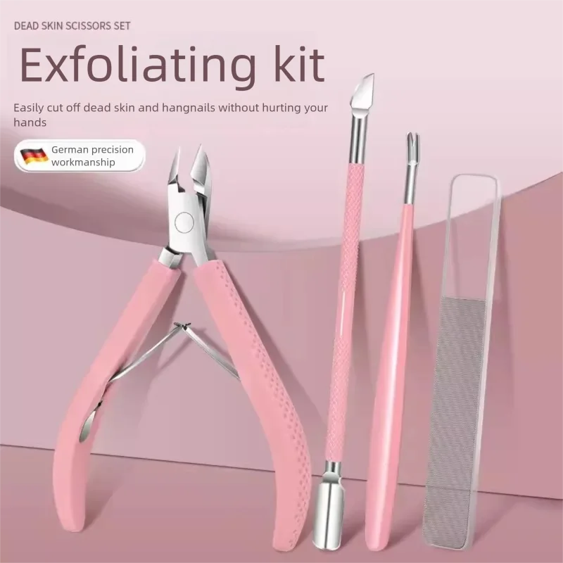 4 teile/satz Silikon Abgestorbene Haut Schere Nagel Barb Schere Nagel Salon Spezielle Werkzeuge Nagel Nut Zange Maniküre Abgestorbene Haut Schere