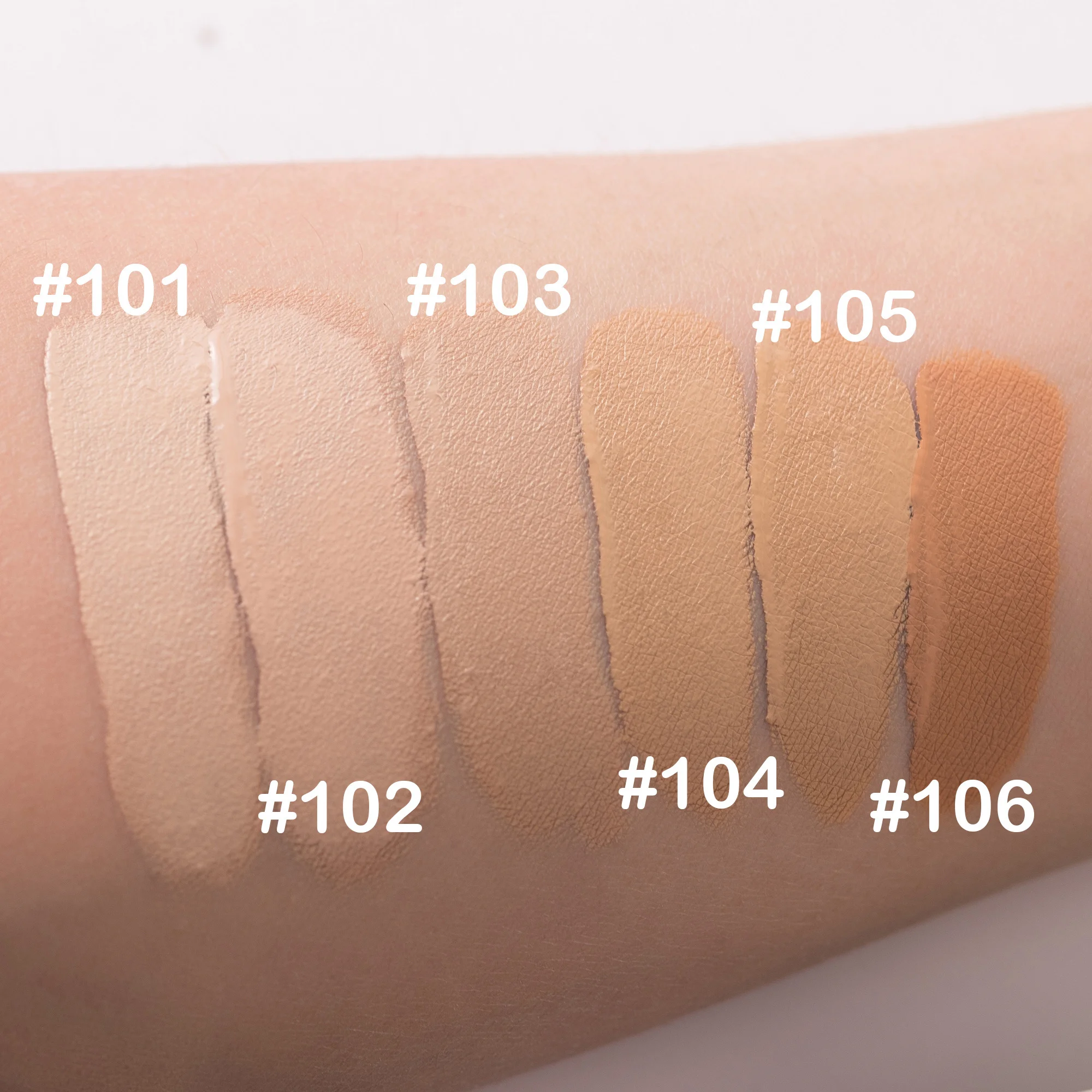 Corrector de cobertura total de larga duración, 6 colores, mate, resistente al agua, de ojeras, corrector de ojos y cuerpo, de larga duración y no tóxico