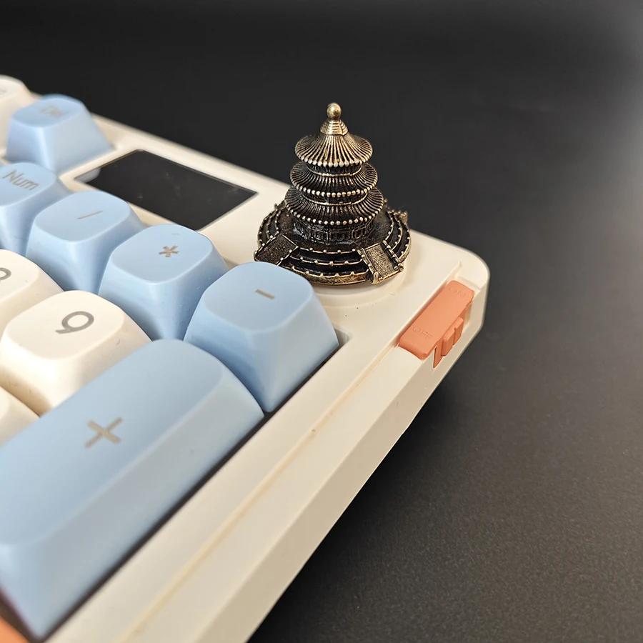 

6mm Keycap Keyboard Volume Knob Tone Guitar Speed Control Rotary Encoder Knob Retro Tower Shape