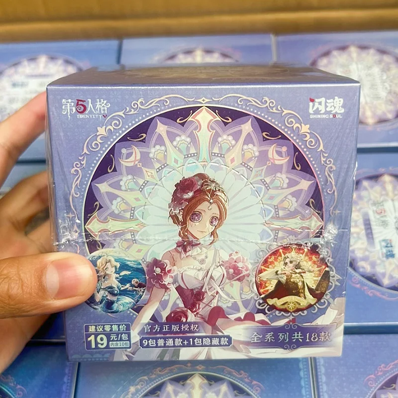 Genuine Identity V Fantasy Secret Land Round Badge Vol.2 Anime Game Peripheral Collectible Card Toy Gifts Whole Box