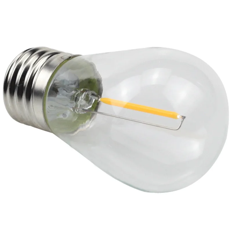 

【Clearance Sale】Warm White 2700K LED String Lights Shatterproof 10 Pcs E27 Base Waterproof For Indoor Outdoor