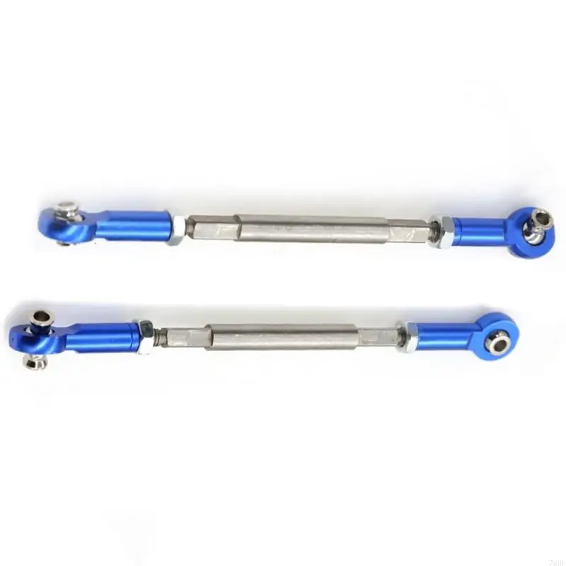 76HF 2xAdjustable Front Toe Links/Tie Rods for 1/7 Unlimited Desert Racer Replacement