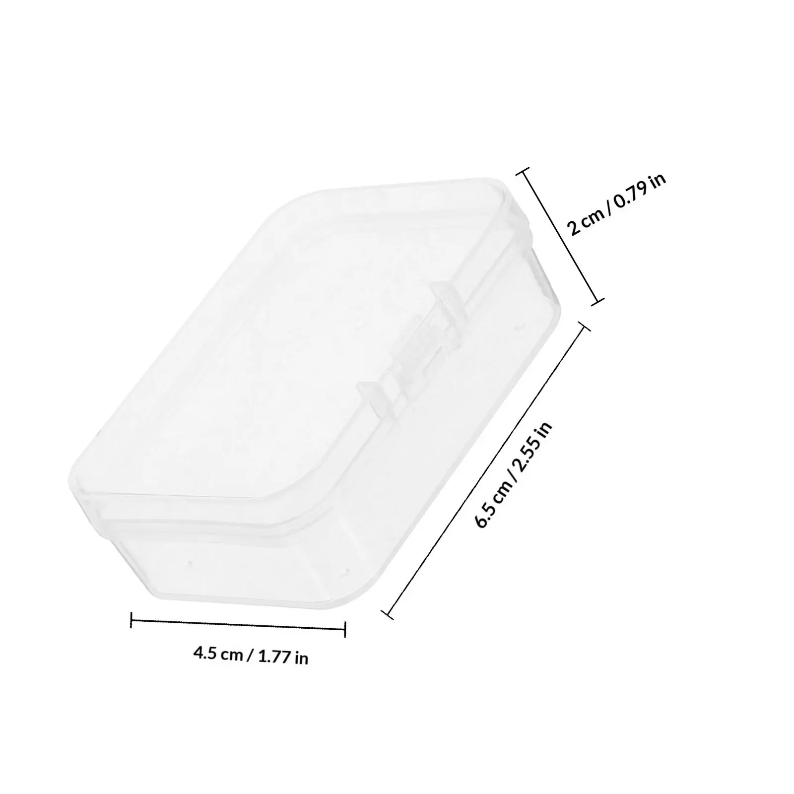 10Pcs Transparent Plastic Boxes Mini Storage Small Clear Organizer Case for Beads Jewelry Components Beads Box