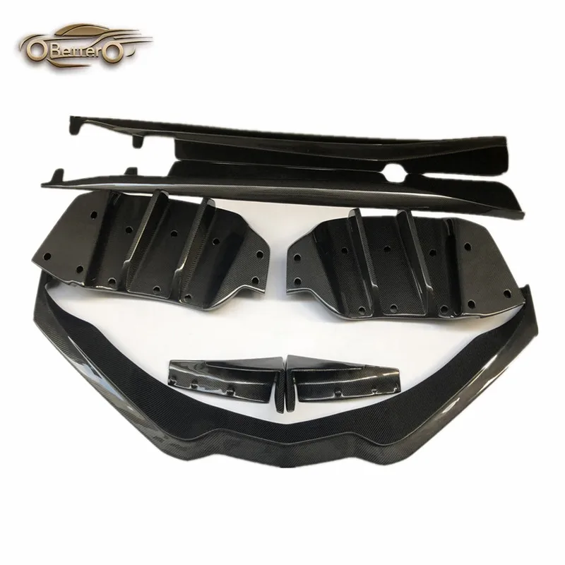 BETTER High Quality Carbon fiber car bodykit for Chevrolet Corvette C7 2013-2019 front lip rear diffuser side skirt