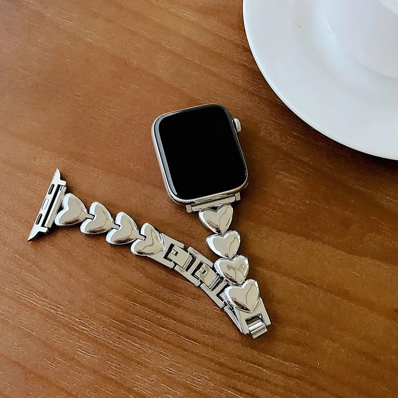 Love the new metal buckle is suitable for the apple AppleWatch1 2/3/4/5/6/7/8 general metal watchbands se generation