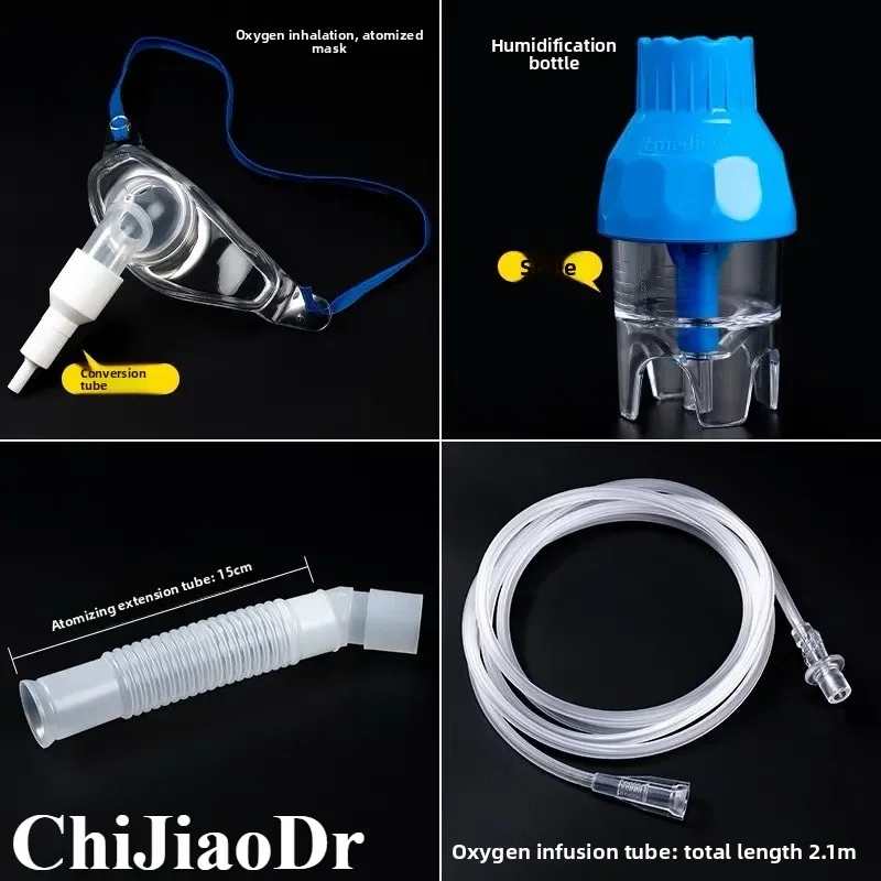 Tracheostomy, Laryngeal Oxygen Inhalation  Humidification  Nebulization Mask Inhaler for Adults