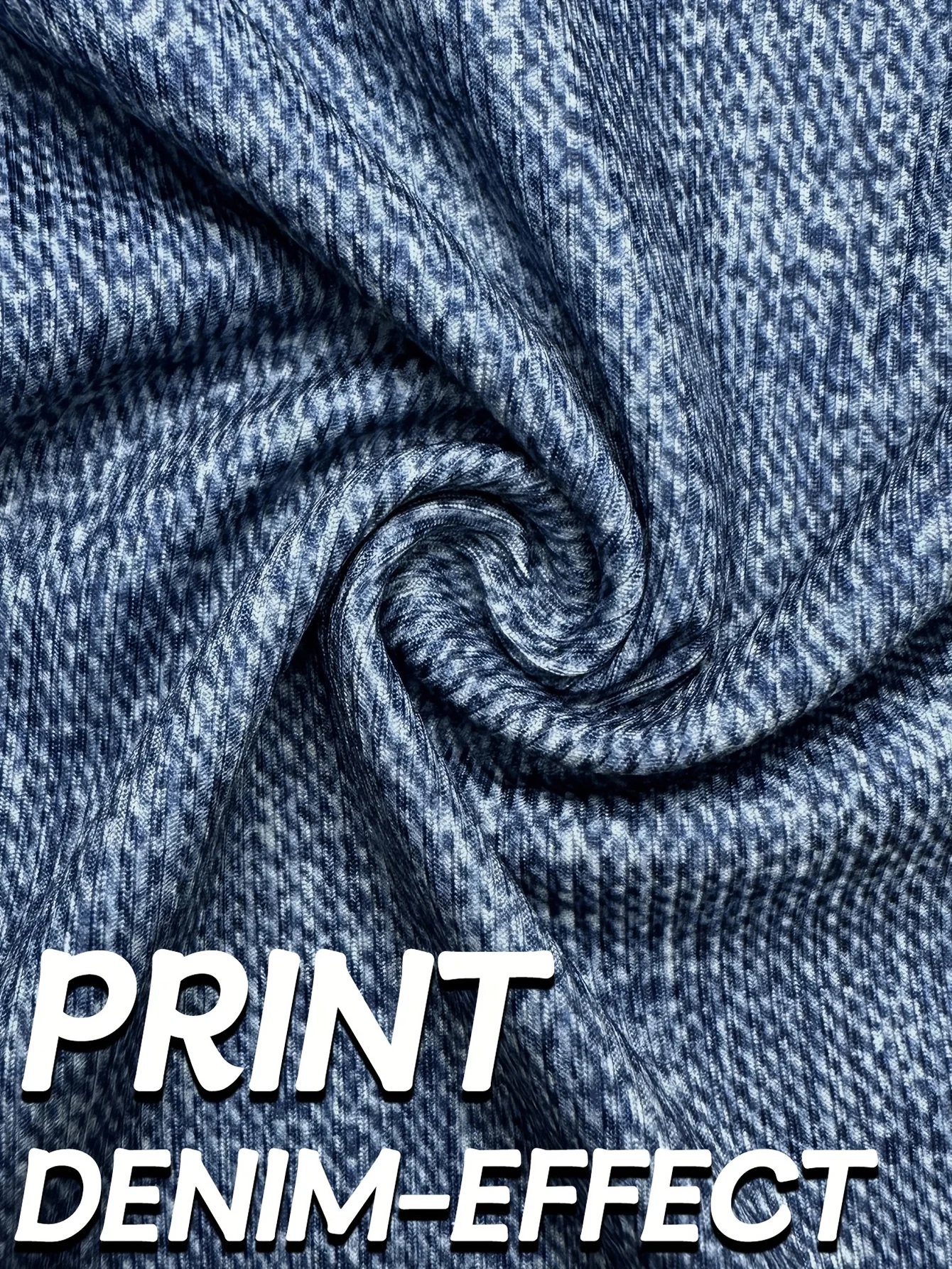 Рисунок 5 - Джинсовые брюки больших размеров с эластичным принтом