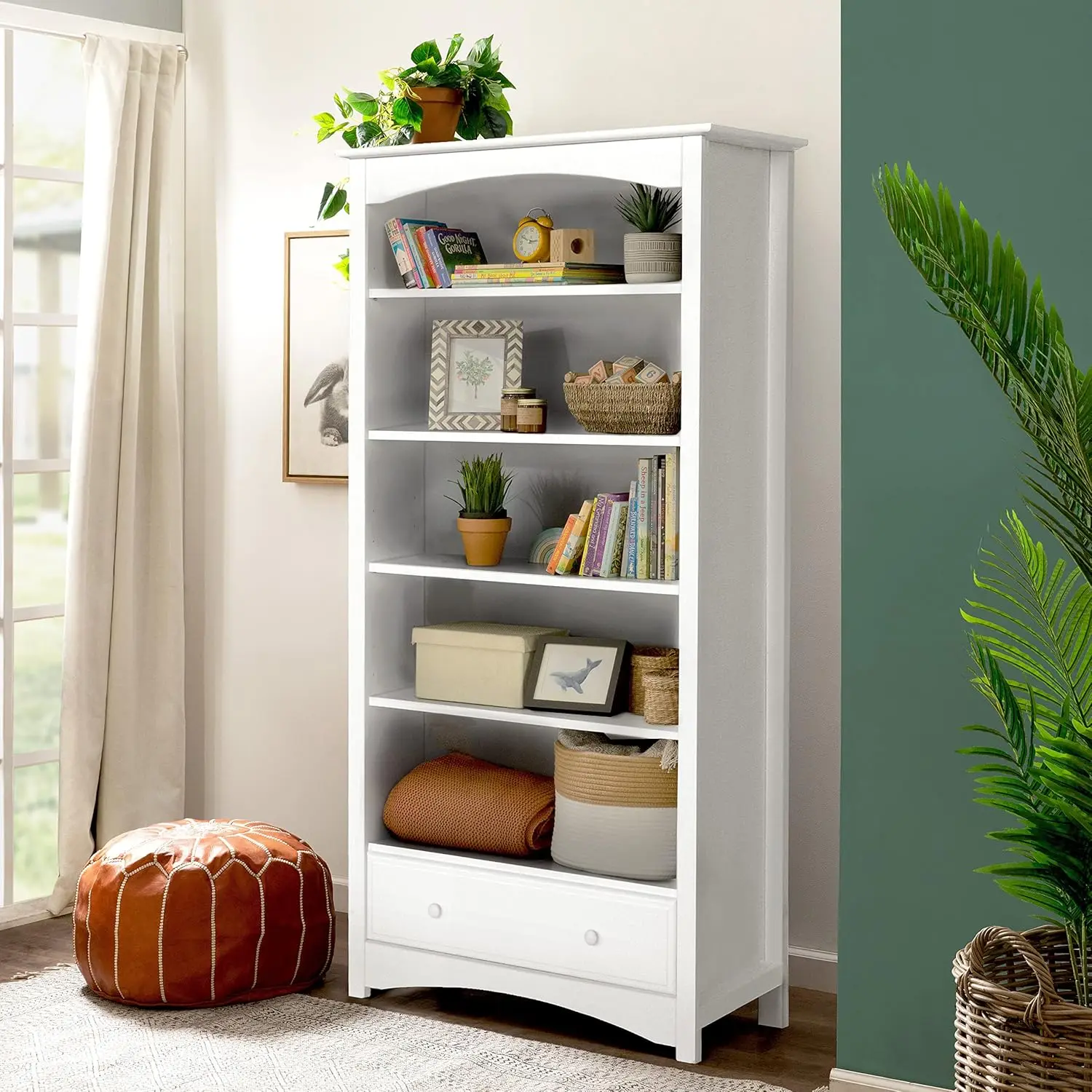 MDB Bookcase in White