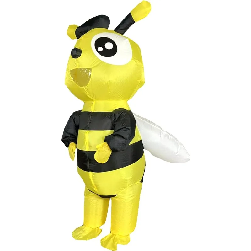 

Надувной костюм джмеля пчелы, надувной костюм для взрослых, забавное нарядное платье для вечеринки, Хэллоуина, карнавала, косплея, костюм для взорвания