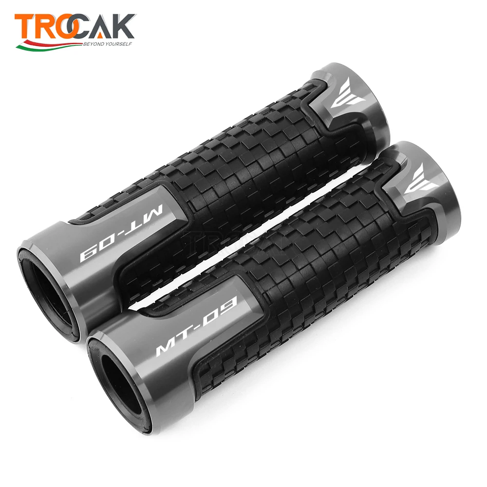 لياماها MT09 MT-09 FZ-09 FZ 09 2014-2024 2025 7/8 ''22 مللي متر الدراجات النارية CNC المقود اليد القبضات مقود #4