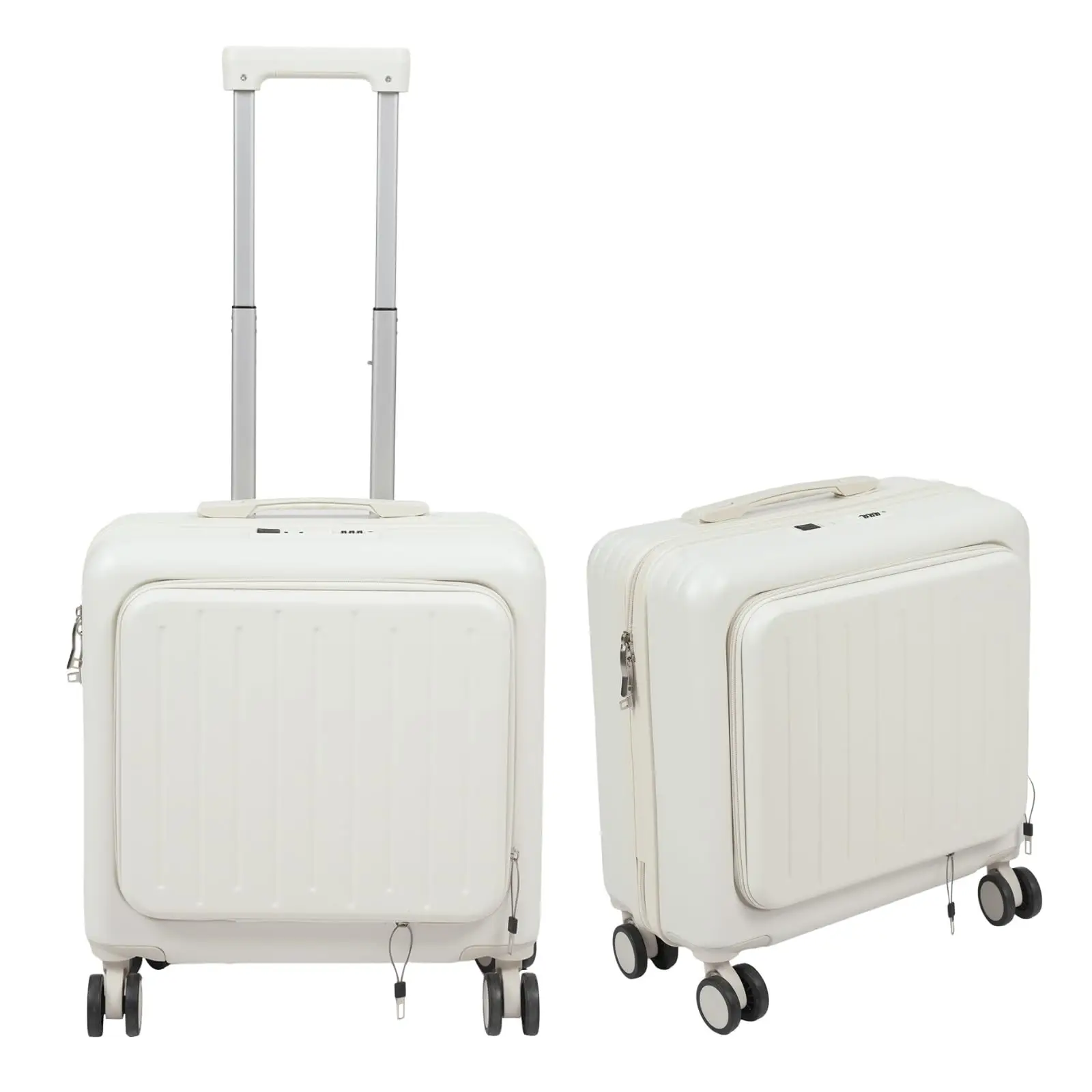 

18" Carry On Luggage, Travel Luggage Suitcase with Cup Holder/Usb Interface/Password Lock, Portable Carry On Suitcase with Wheel