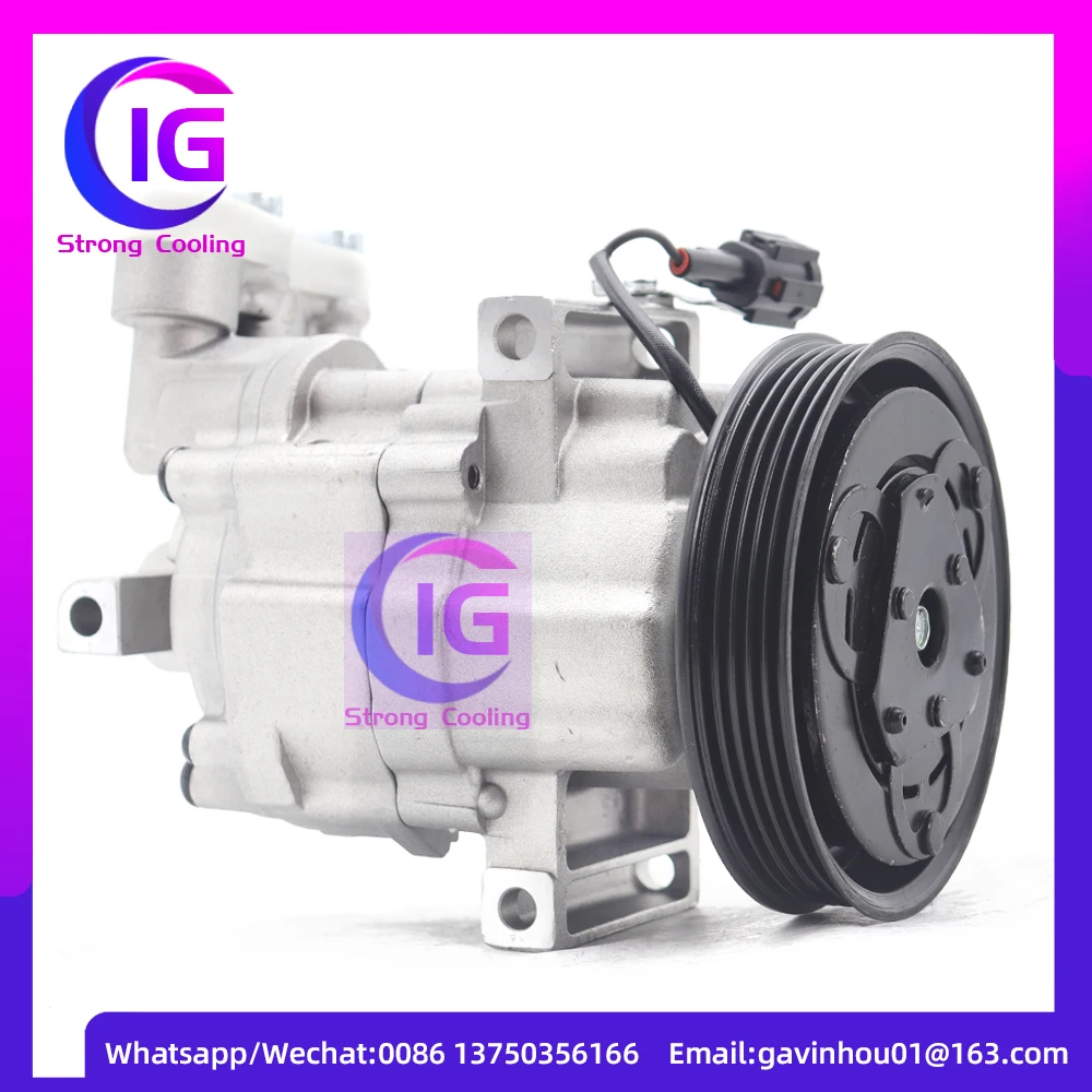 

5PK 12V DKV08 AC Compressor For Nissan Micra K12 1.2 1.4 1.6 2003- 92600AX800 92600AX30B 92600AX80A 92600AX80B 92600AX84B