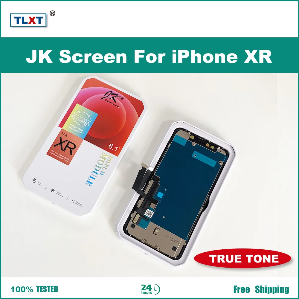 JK LCD Display Touch Screen Digitizer Assembly No Dead Pixel Replacement Parts Incell Screen For iPhone X XR Xs Max 11 12 12Pro