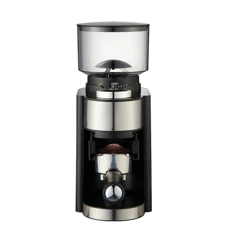 

Commercial Automatic Electric Spatter-Proof Coffee Bean Grinder Portable Blade Mill for Household Use