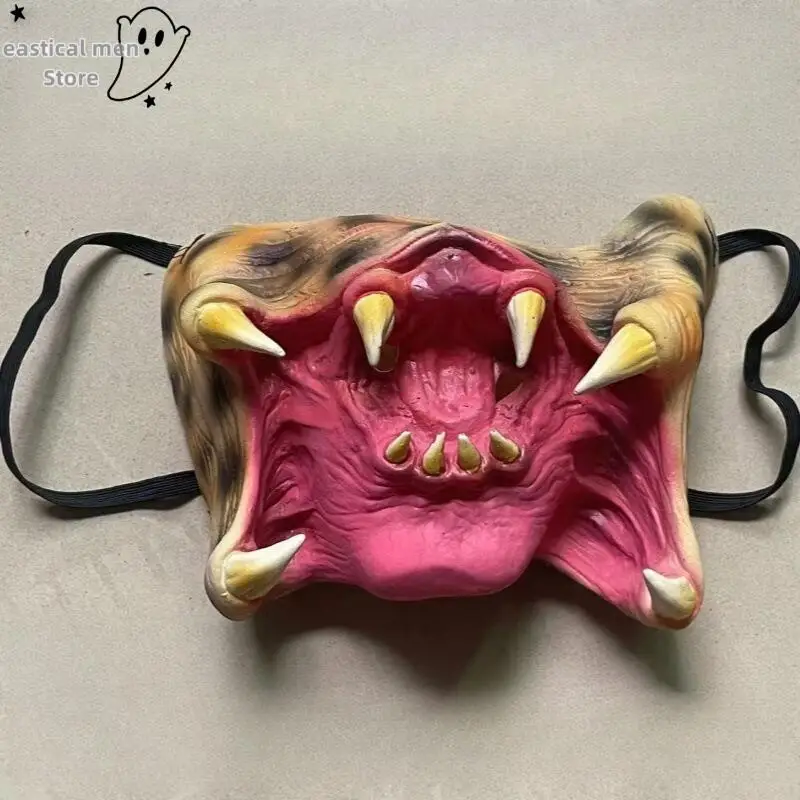 Halloween Party Predator Mask Horror Monster Masks Halloween Party Christmas Cosplay Props One Size for Adults