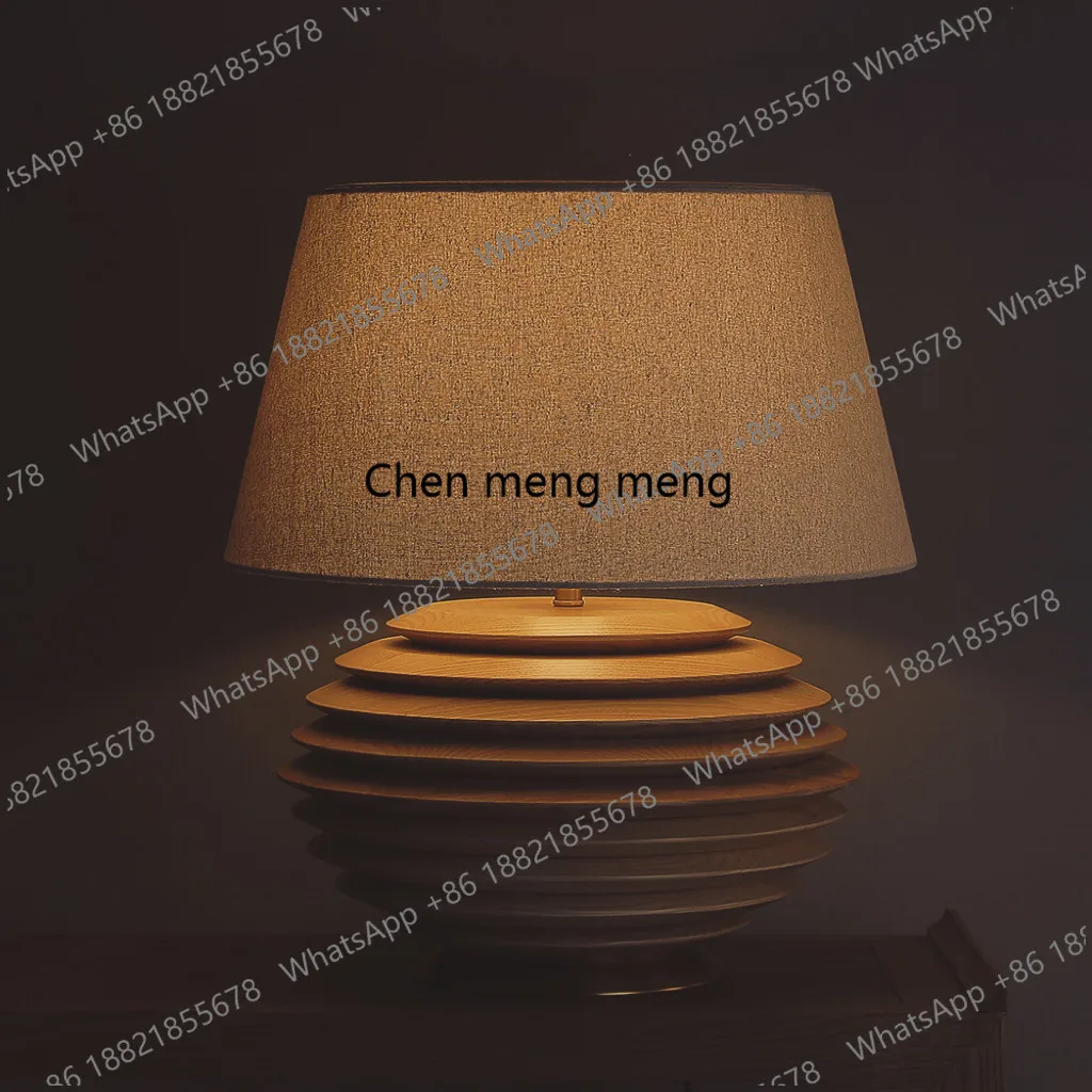 

Декоративная настольная лампа в стиле креативного искусства, антикварная, для гостиной, спальни, чайной комнаты, с резьбой по массиву дерева.